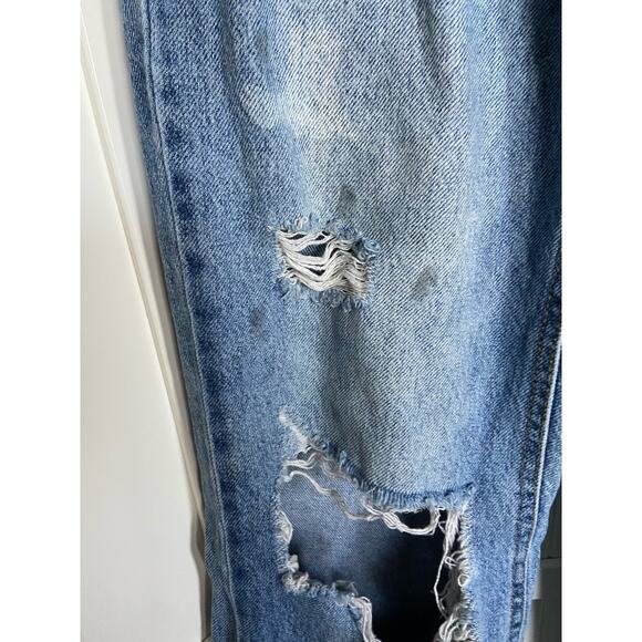 PacSun‎ Womens Jeans Sz 25 90s Boyfriend Distressed Bleached Ripped Baggy - Picture 4 of 9